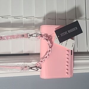 Pink steve madden crossbody purse